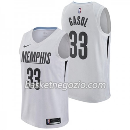 Canotte Uomo Memphis Grizzlies Marc Gasol 33 Nike City Edition Swingman